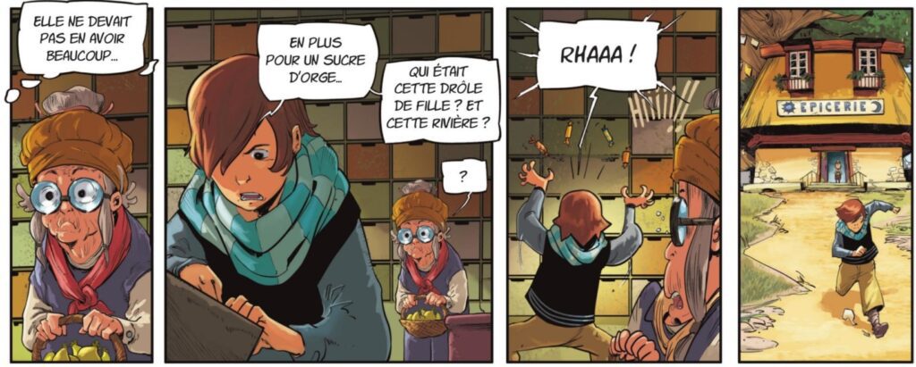extrait bd La Rivière à l'envers