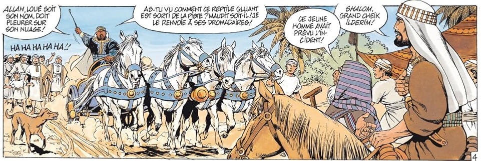 extrait bd Ben Hur - Livre Troisième- Cheik Ilderim