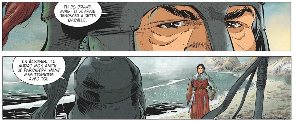 extrait bd Tristan Et Iseult - 2 - La blessure du Morholt