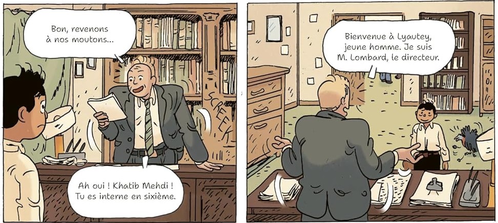 extrait bd Une année chez les Français
