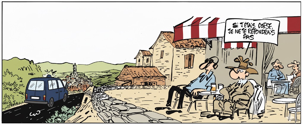 extrait bd Bons baisers de Corse et d'ailleurs