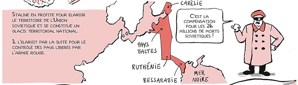 extrait bd Géostratégix - La géopolitique mondiale de 1945 à nos jours en BD