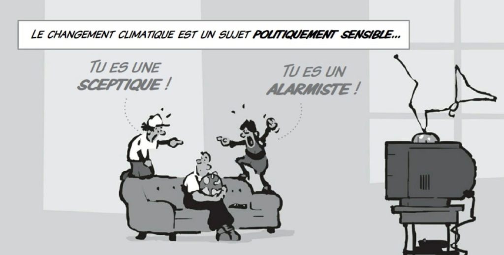 extrait bd Le changement climatique en BD
