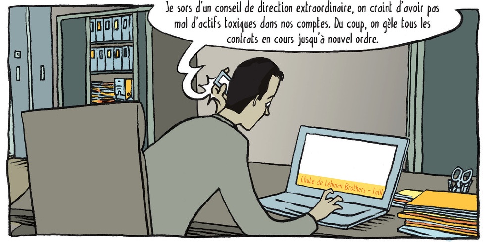 extrait bd Lehman, la crise et moi