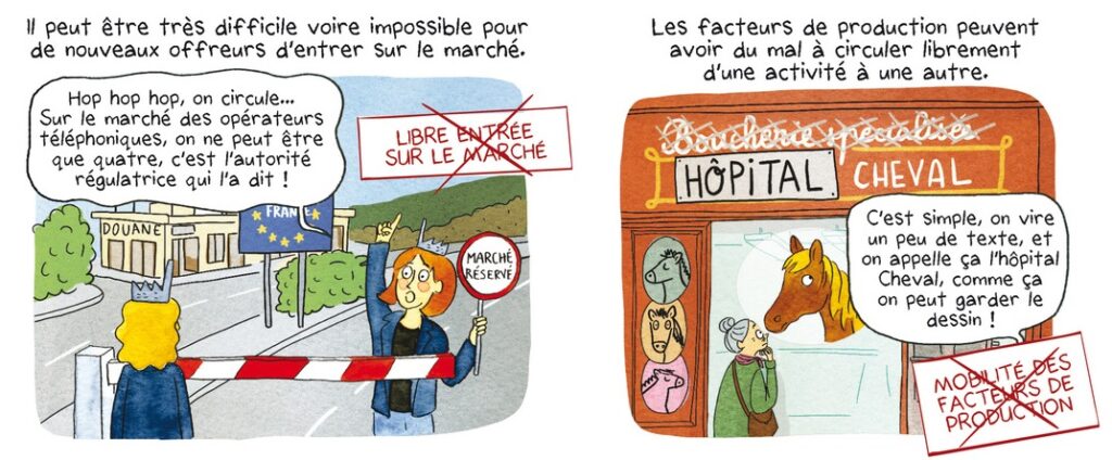 extrait bd Toute l'éco en BD - Tome 3 - Le marché, imperfections et défaillances