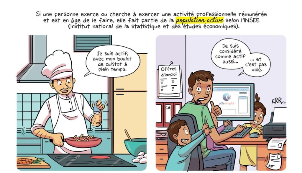 extrait bd Toute l'éco en BD - Tome 8 - Le chômage et l'emploi