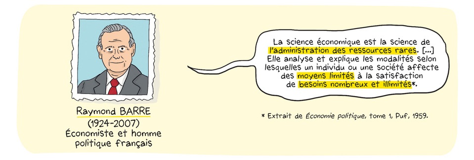 extrait bd Toute l'éco et la socio en BD - Programme de seconde