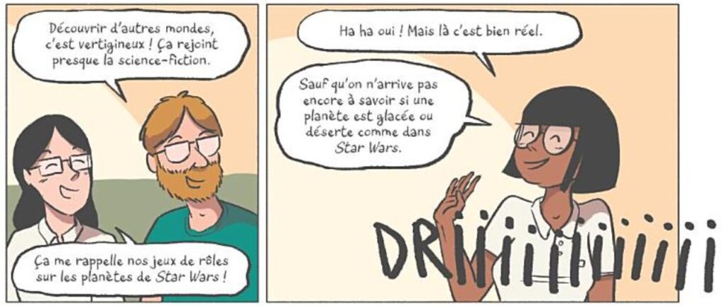extrait bd Astronomix - A la découverte du ciel en BD