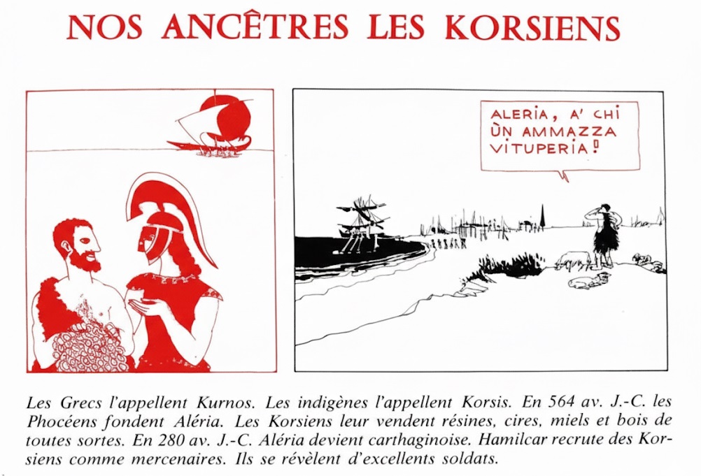 extrait bd Histoire de la corse en bandes dessinées