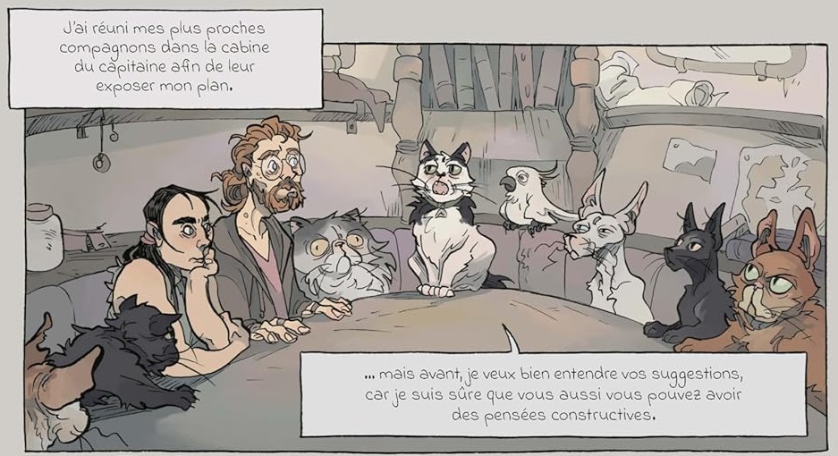extrait bd La Planète des chats