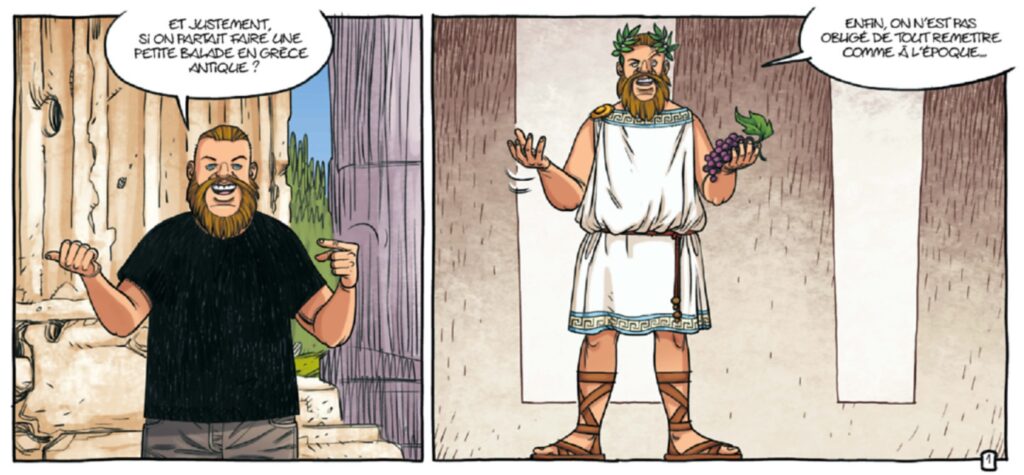 extrait bd Nota Bene - La Mythologie Grecque
