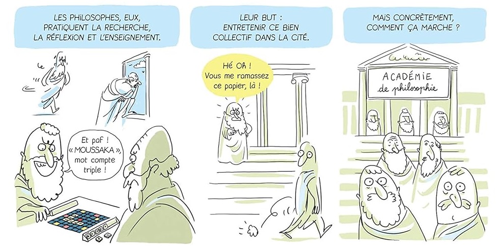 extrait bd Philocomix - T1 - Dix philosophes, Dix approches du bonheur