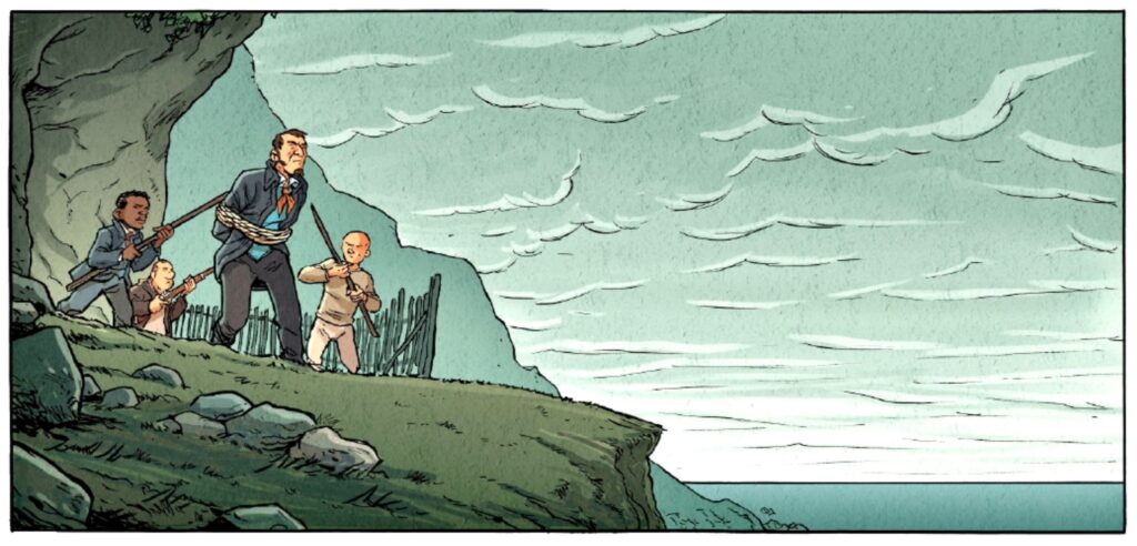 extrait bd Deux ans de vacances - Tome 3