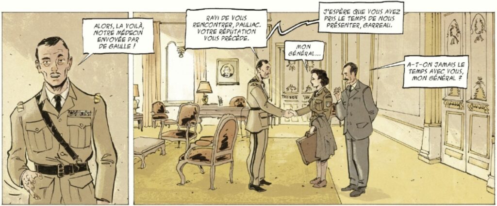 extrait bd L'Escadron bleu, 1945