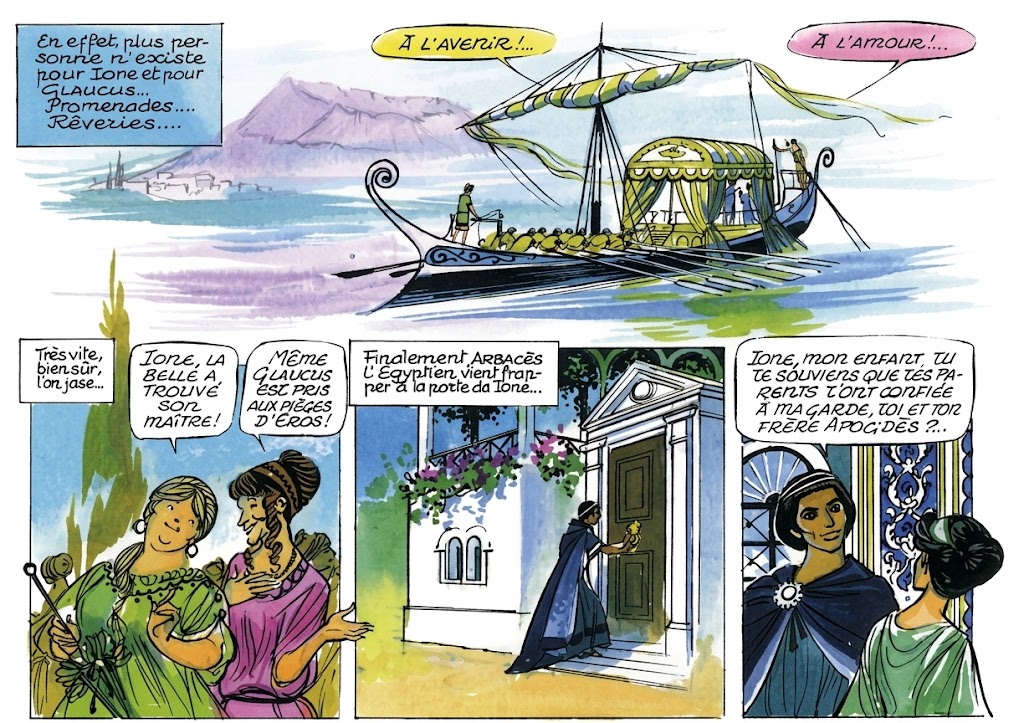 extrait bd Les Derniers jours de Pompéi