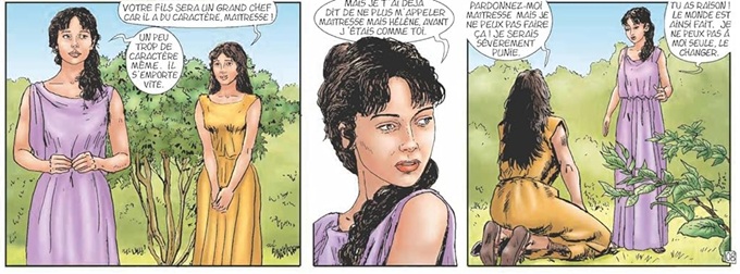extrait bd Sainte Hélène, la quête de la croix