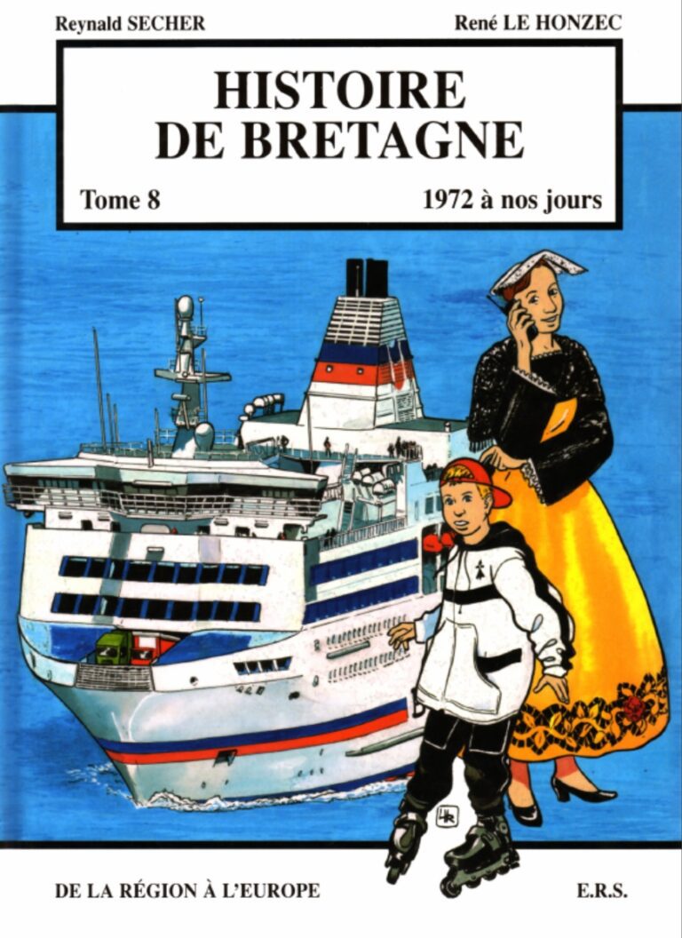 Couverture BD Histoire de la Bretagne - 08 - 1972 à nos jours