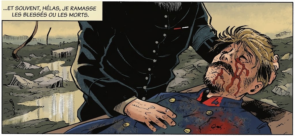 extrait bd Gueules cassées - Histoire du preneur d'âmes