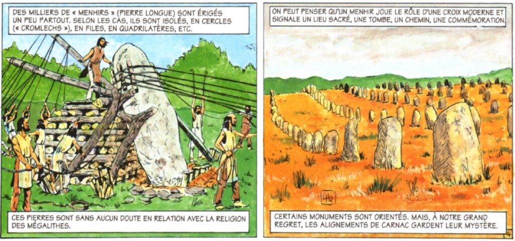 extrait bd Histoire de la Bretagne - 1 - Les origines