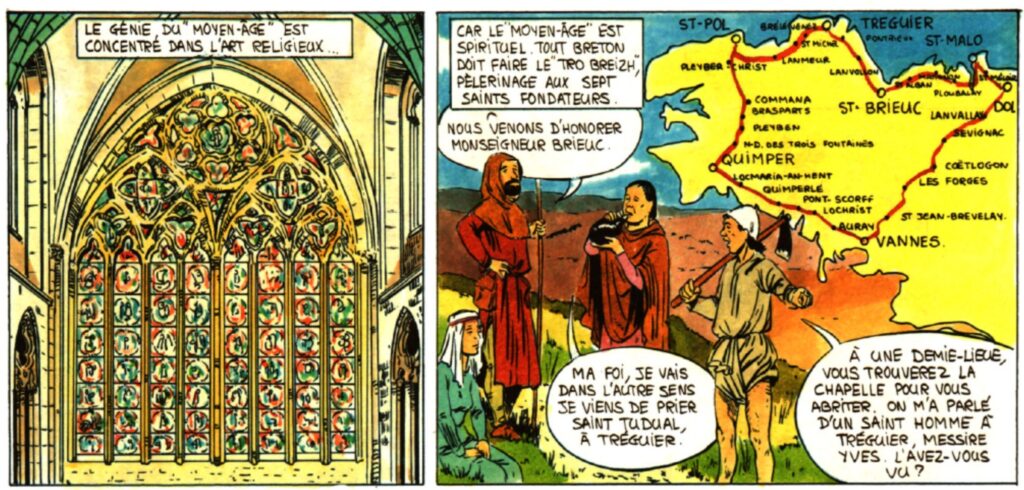 extrait bd Histoire de la Bretagne - 2 - 830 - 1341