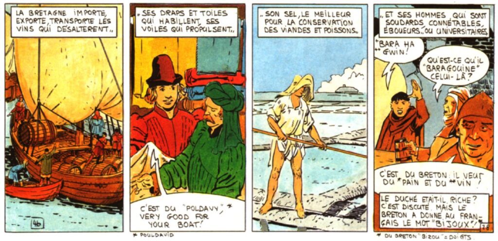 extrait bd Histoire de la Bretagne - 3 - 1341 / 1532