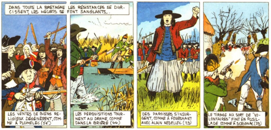 extrait bd Histoire de la Bretagne - 5 - 1763 - 1815