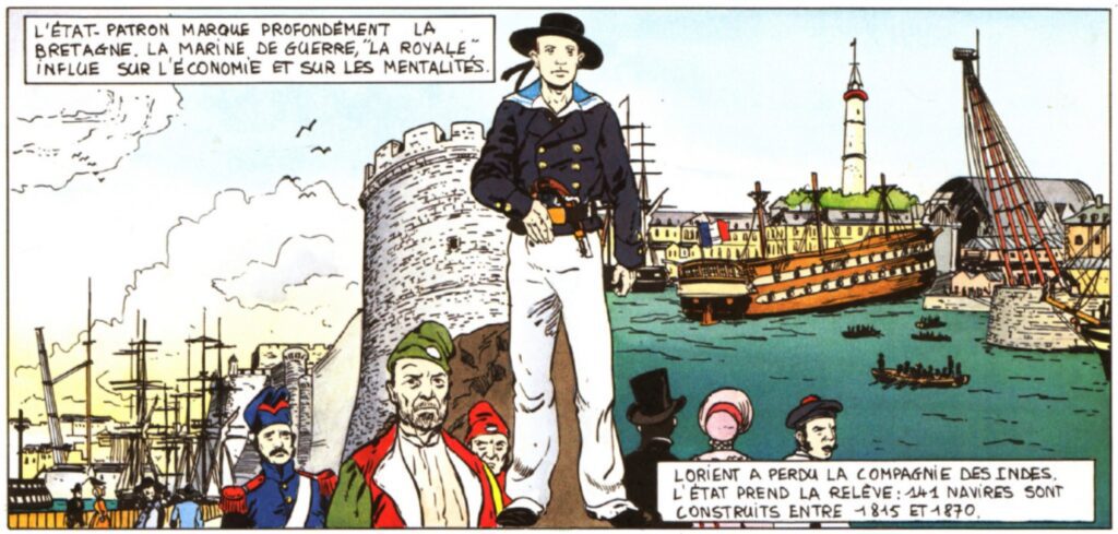 extrait bd Histoire de la Bretagne - 6 - 1815 - 1914