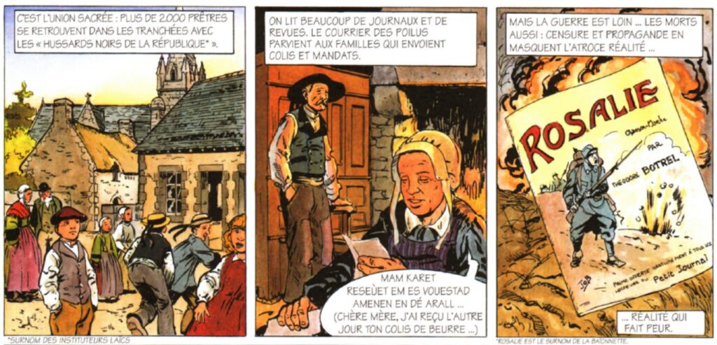 extrait bd Histoire de la Bretagne - 7 - 1914 - 1972