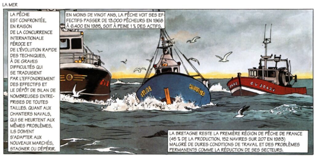 extrait bd Histoire de la Bretagne - 8 - 1972 à nos jours