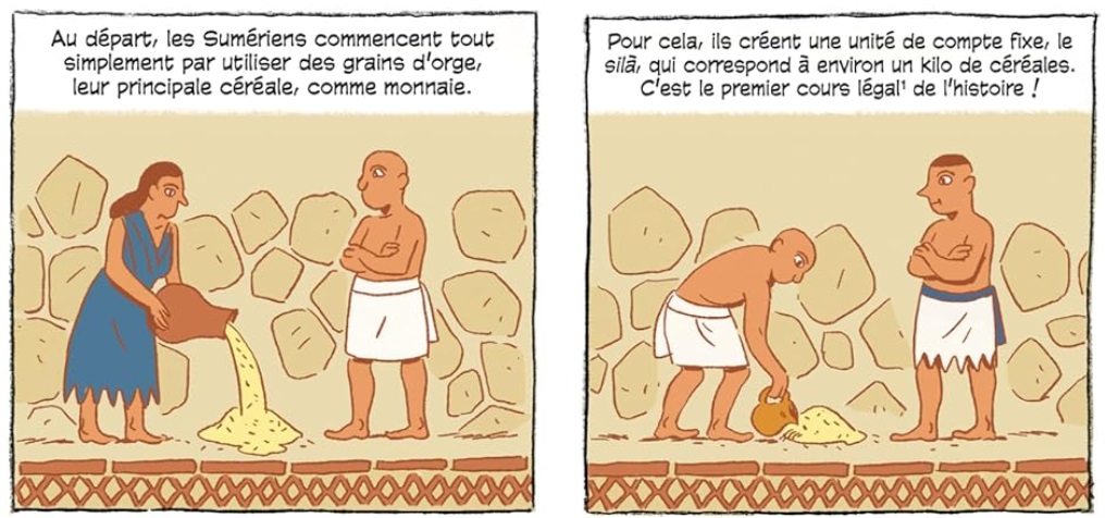 extrait bd L'Incroyable Histoire de l'argent