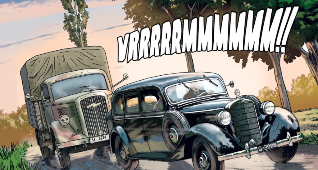 extrait bd Le flutiste de Arnhem - Opération market garden - Hollande Septembre 1944