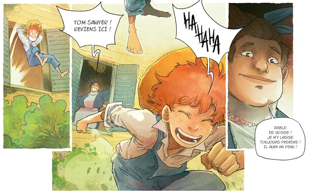 extrait bd Tom Sawyer - 1 - Un parfum d'aventure
