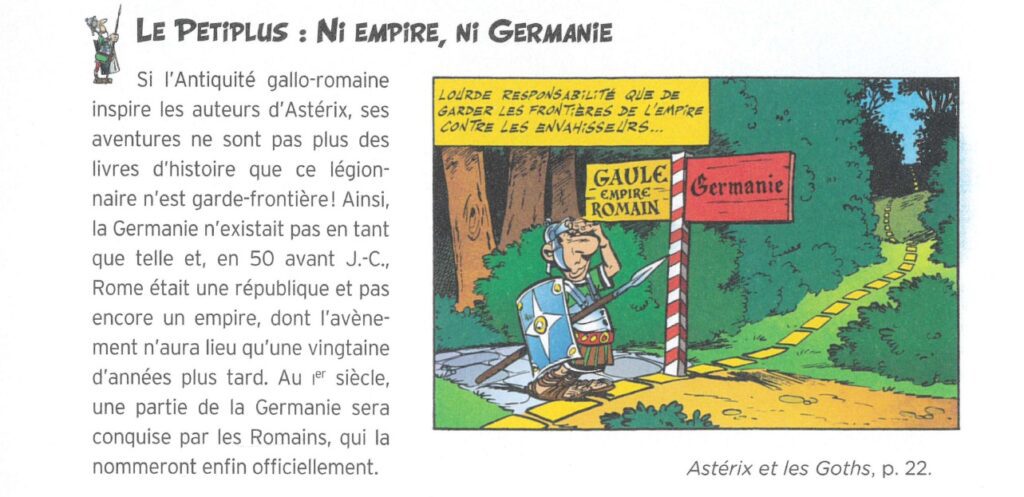 extrait bd Astérix - Les peuples antiques expliqués