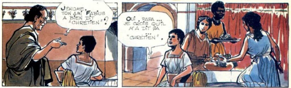 extrait bd Les premiers chrétiens de Rome