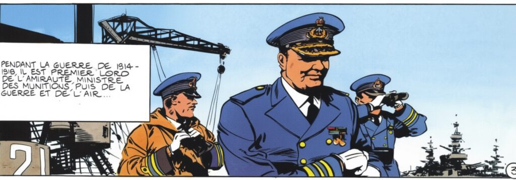 extrait bd Les ailes du Lion - Churchill