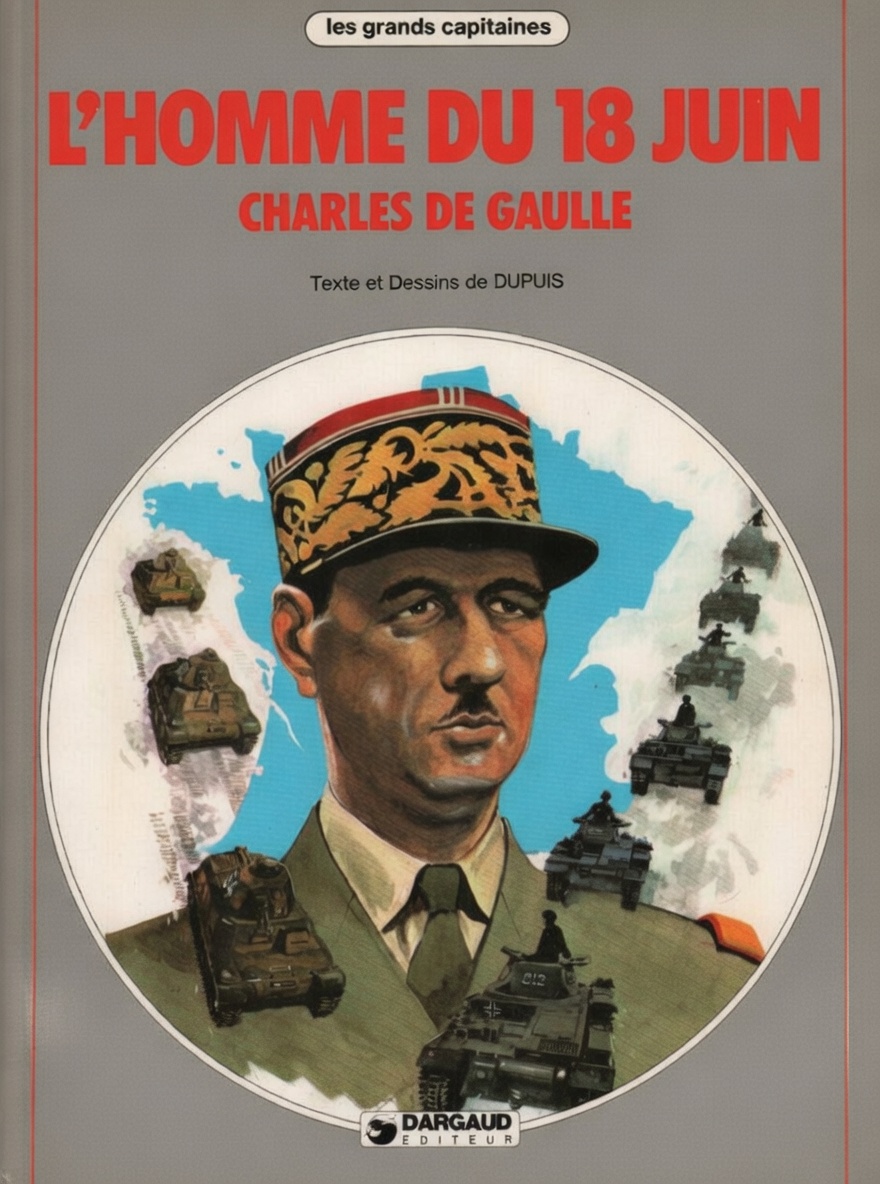 couverture bd L'homme du 18 juin - Charles de Gaulle
