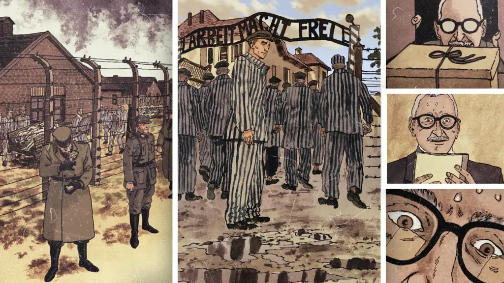 extrait bd Ce que j'ai vu à Auschwitz - Les cahiers d'Alter