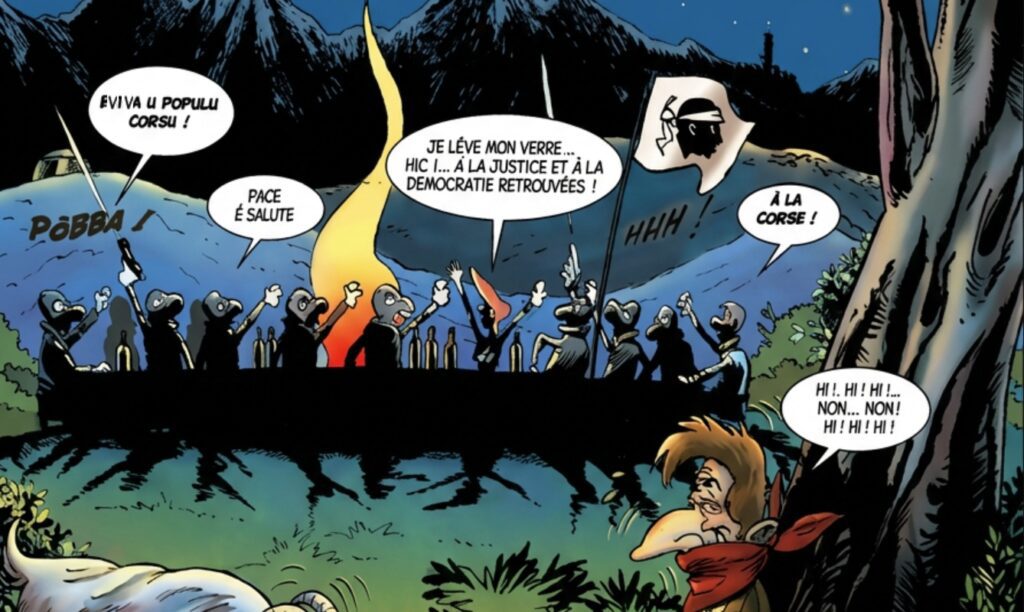 extrait bd Le dossier corse - La contre-enquête