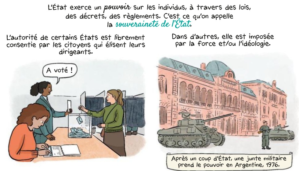 extrait bd Toute la philo en BD - L’État