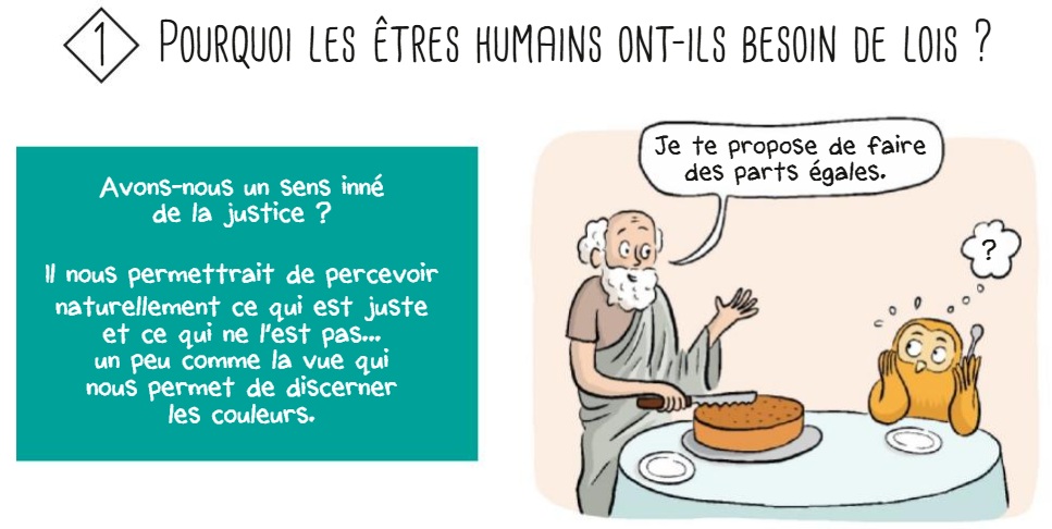 extrait bd Toute la philo en BD - La justice