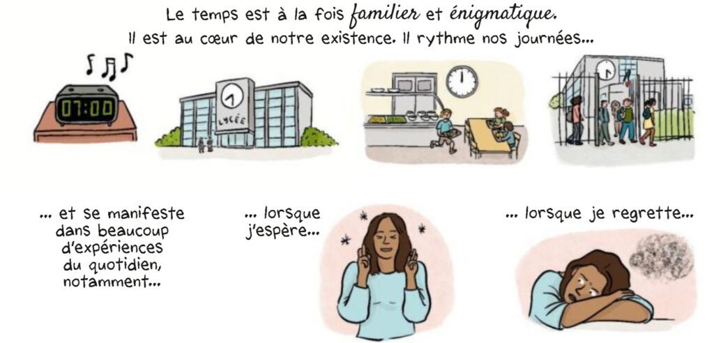 extrait bd bd Toute la philo en BD - Le Temps