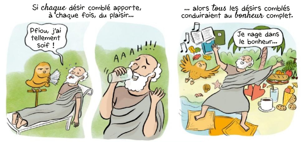 extrait bd Toute la philo en BD - Le bonheur