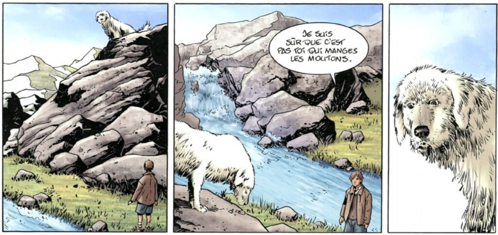 extrait bd Belle et Sébastien
