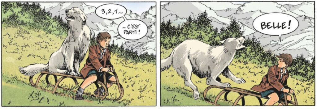 extrait bd Belle et Sébastien - L'Aventure Continue