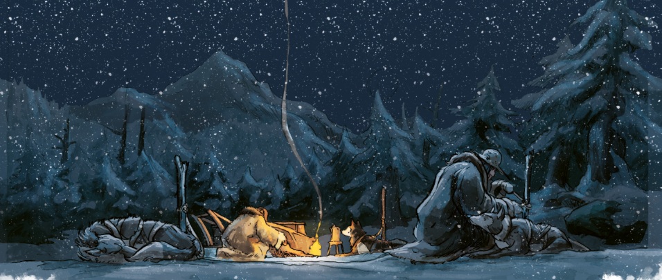 extrait bd Croc-Blanc