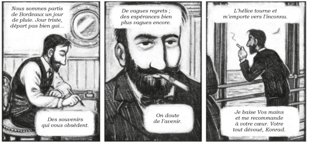 extrait bd Kongo - Le ténébreux voyage de Józef Teodor Konrad Korzeniowski