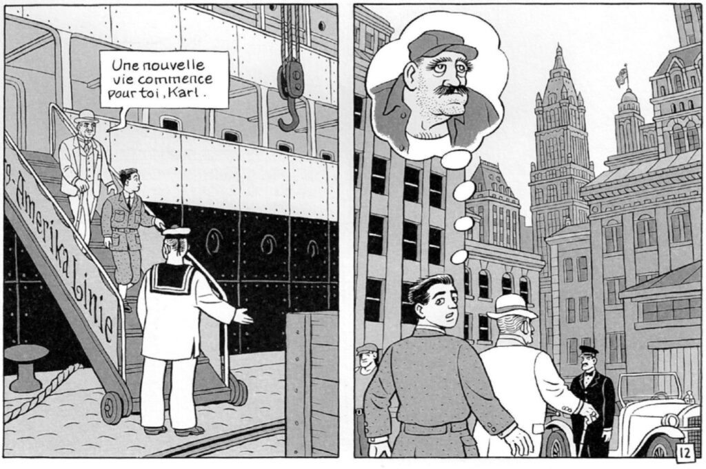 extrait bd L Amérique ou le disparu