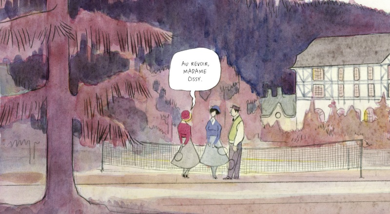 extrait bd Mademoiselle Else