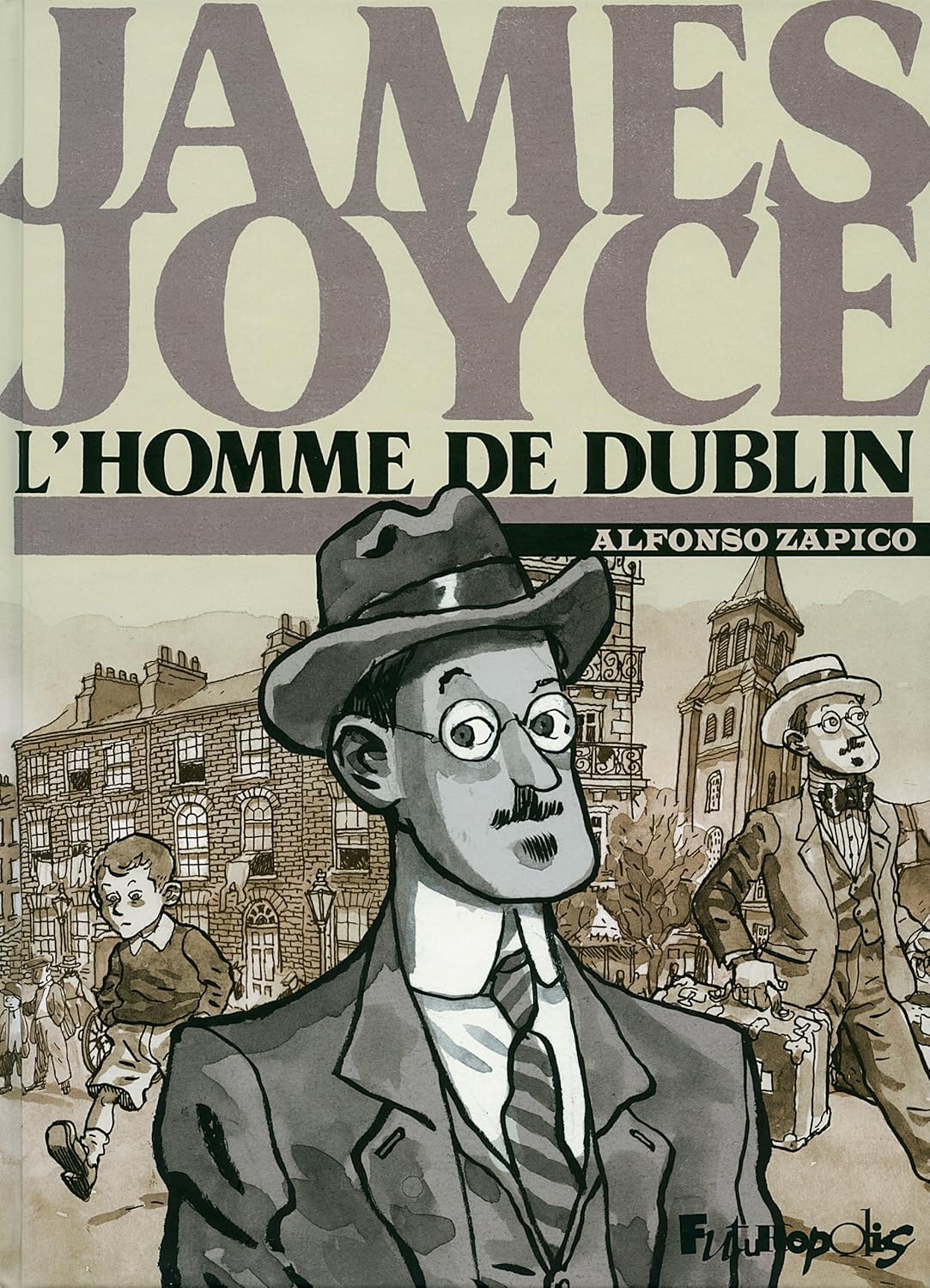couverture bd James Joyce, l'homme de Dublin
