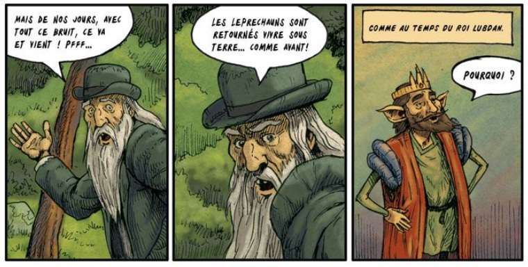 extrait bd Contes et légendes des pays celtes